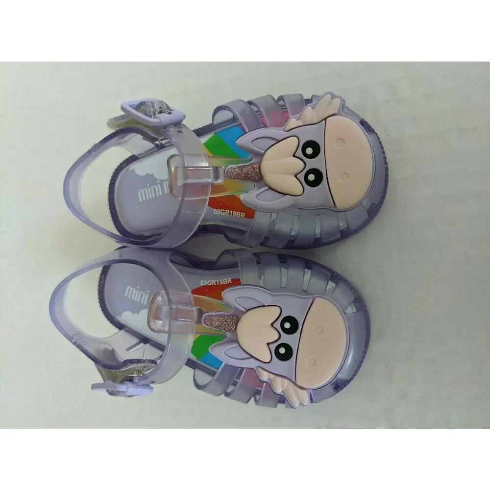NWT Mini Melissa Unicorn Lilac Size 5 Possession Sandals
